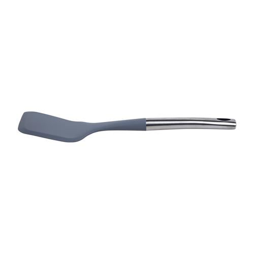  METAL SAPLI  SİLİKON SPATULA GRİ