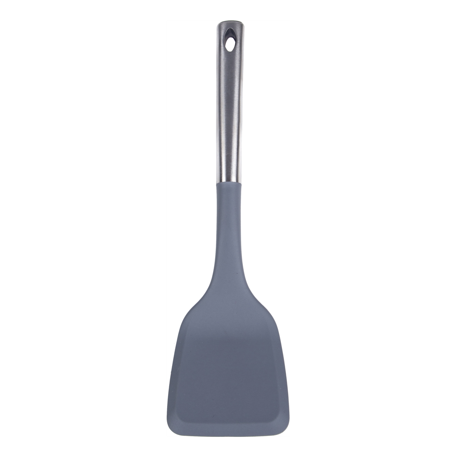 METAL SAPLI  SİLİKON SPATULA GRİ