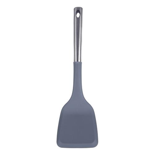  METAL SAPLI  SİLİKON SPATULA GRİ
