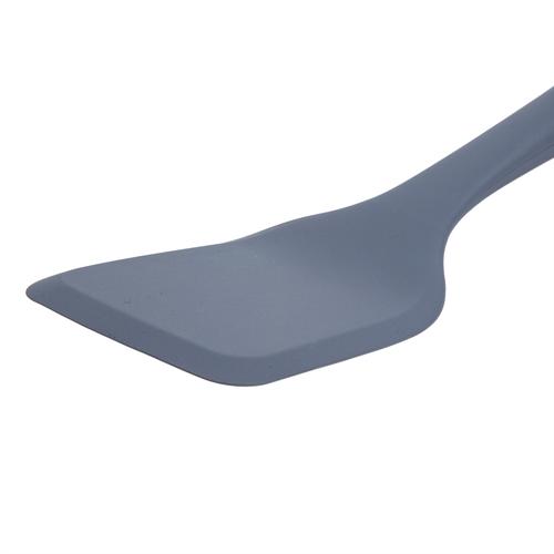  METAL SAPLI  SİLİKON SPATULA GRİ