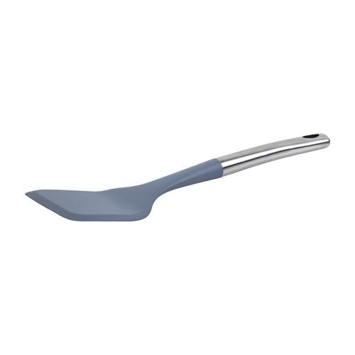  METAL SAPLI  SİLİKON SPATULA GRİ