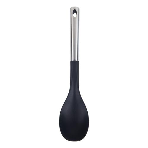  METAL SAPLI  SİLİKON KAŞIK SİYAH