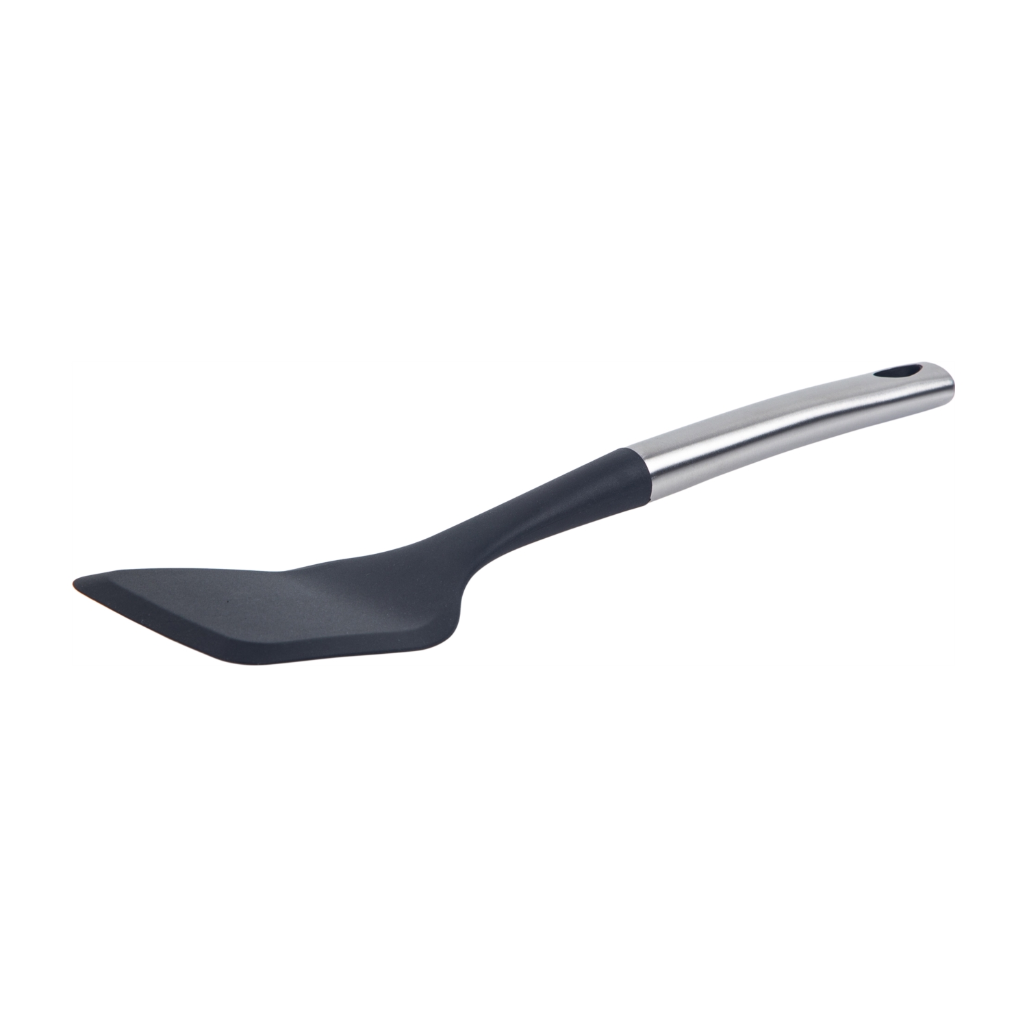 METAL SAPLI  SİLİKON SPATULA SİYAH