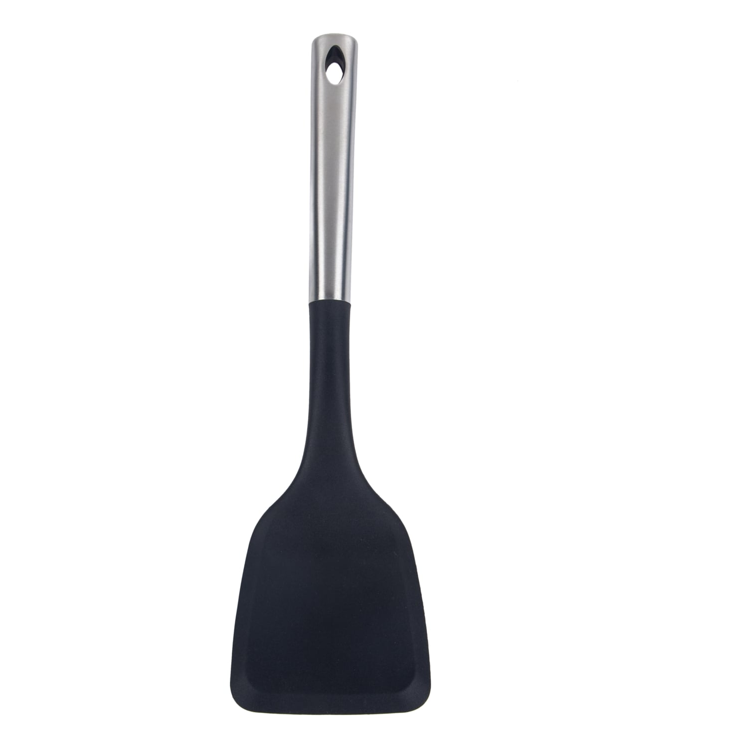 METAL SAPLI  SİLİKON SPATULA SİYAH