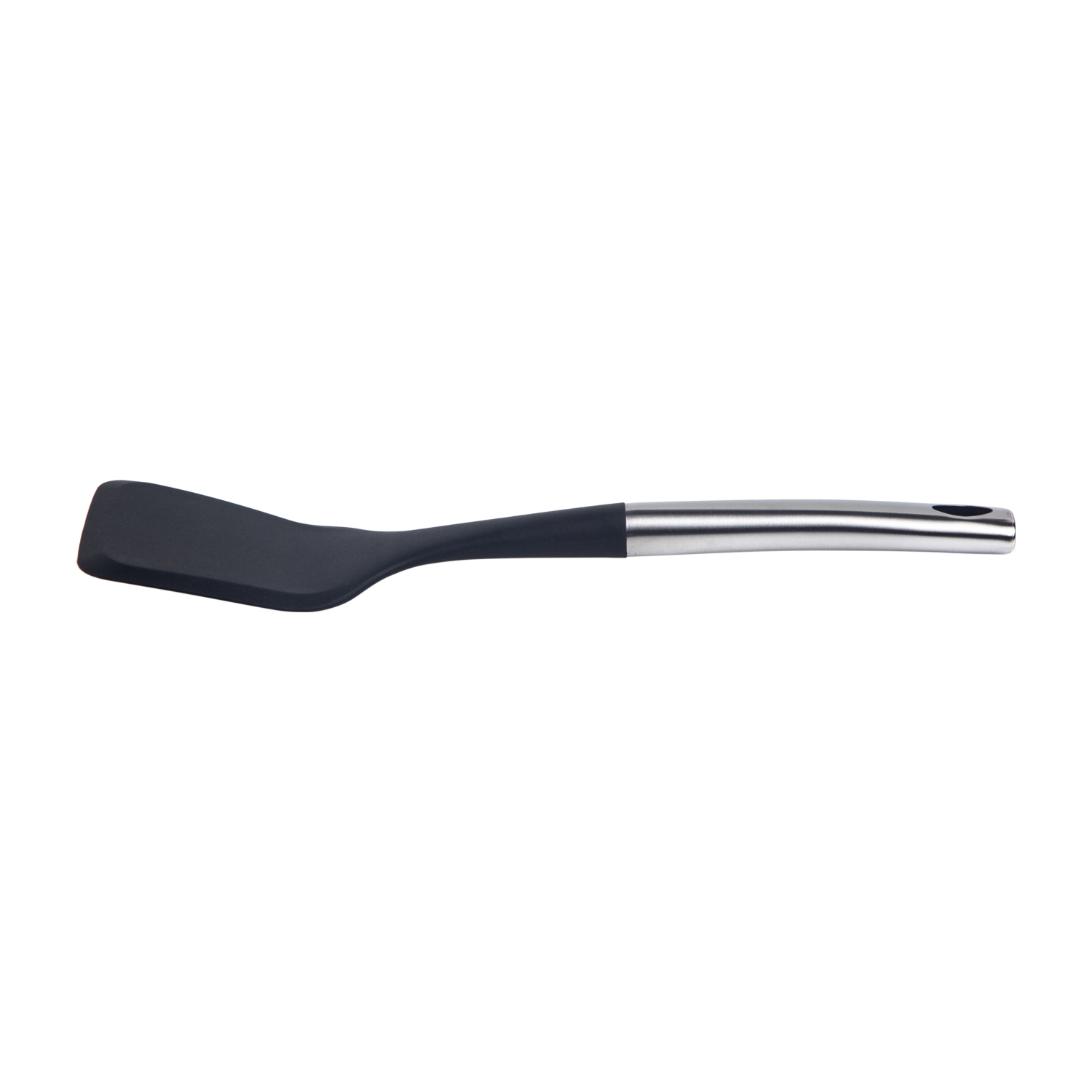 METAL SAPLI  SİLİKON SPATULA SİYAH