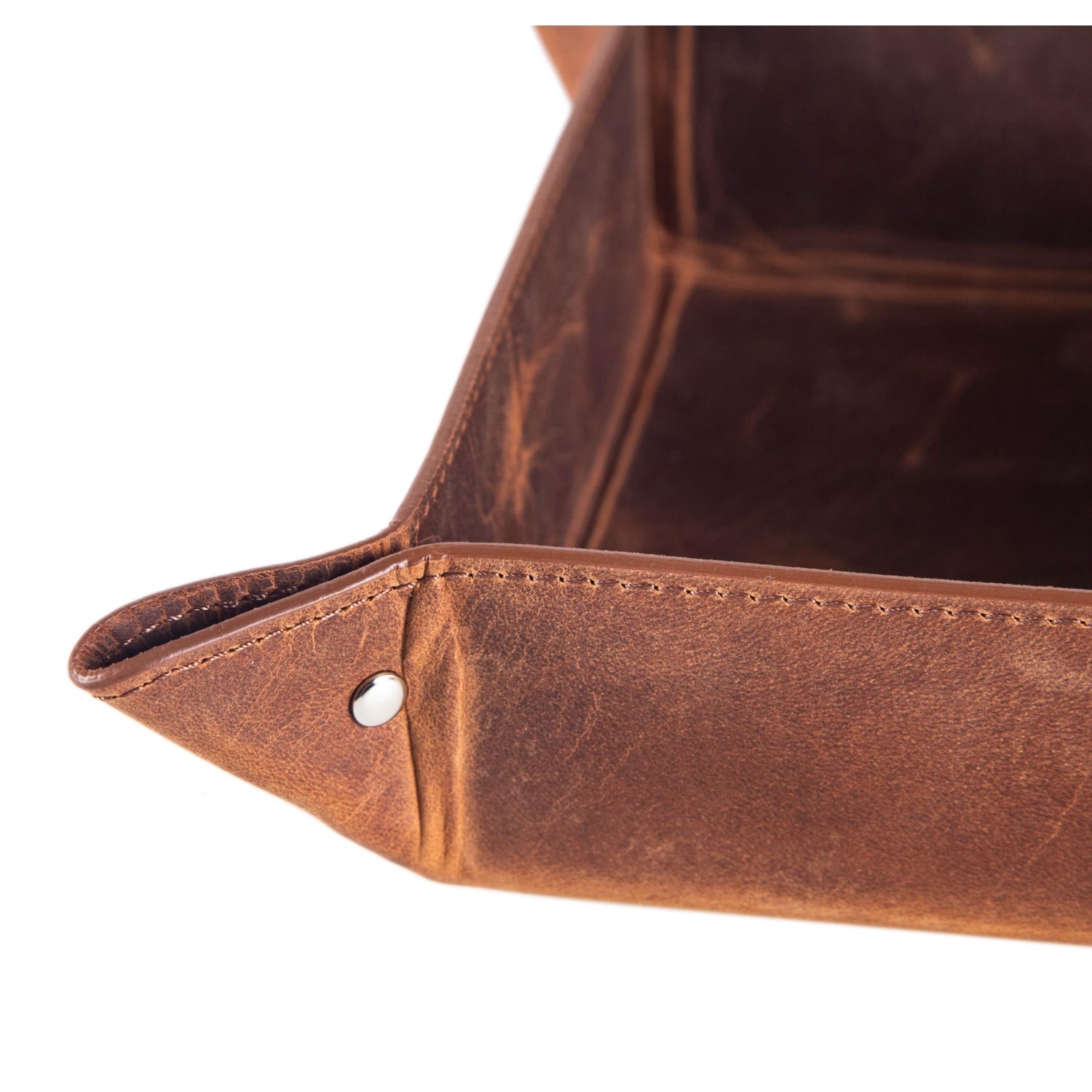 PELLE CATCH DERİ ORGANİZER KOYU KAHVE 15X15