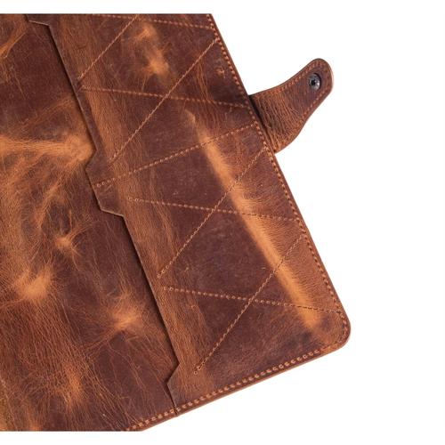  PELLE DERİ ORGANİZER KOYU KAHVE 23X28