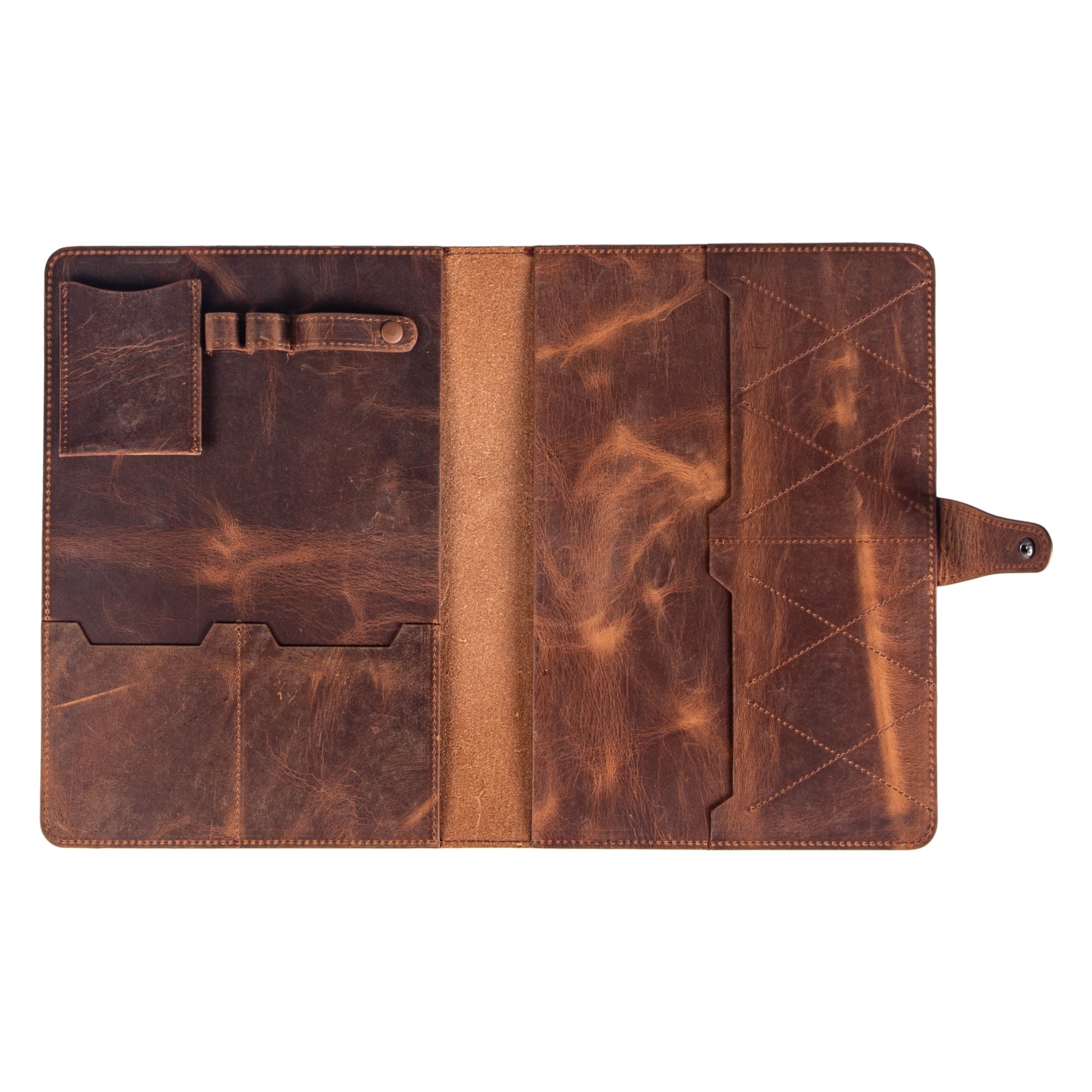 PELLE DERİ ORGANİZER KOYU KAHVE 23X28