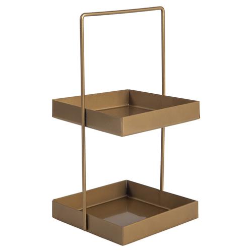  JOYAS ORGANİZER KARE GOLD 17x17x32