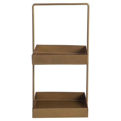  JOYAS ORGANİZER KARE GOLD 17x17x32