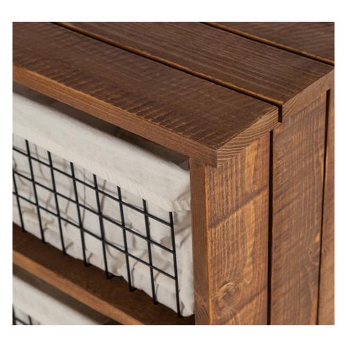  3 KATLI METAL TEL SEPETLİ MUTFAK TEZGAHI