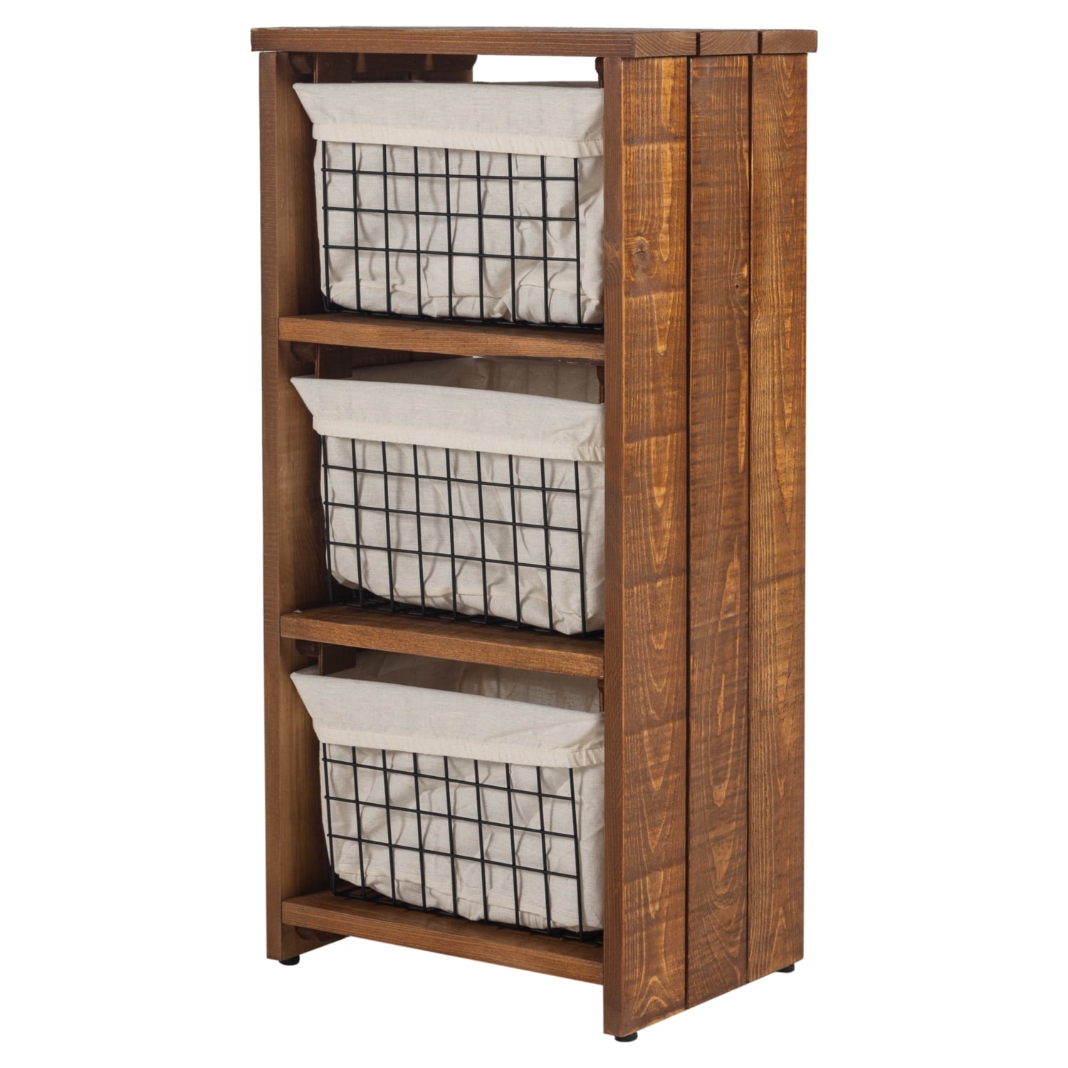 3 KATLI METAL TEL SEPETLİ MUTFAK TEZGAHI