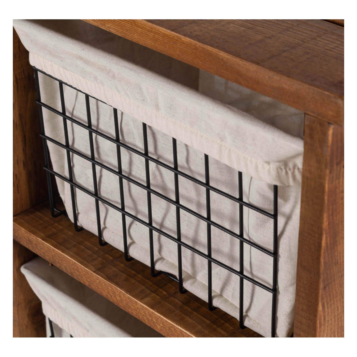 4 KATLI METAL TEL SEPETLİ MUTFAK TEZGAHI