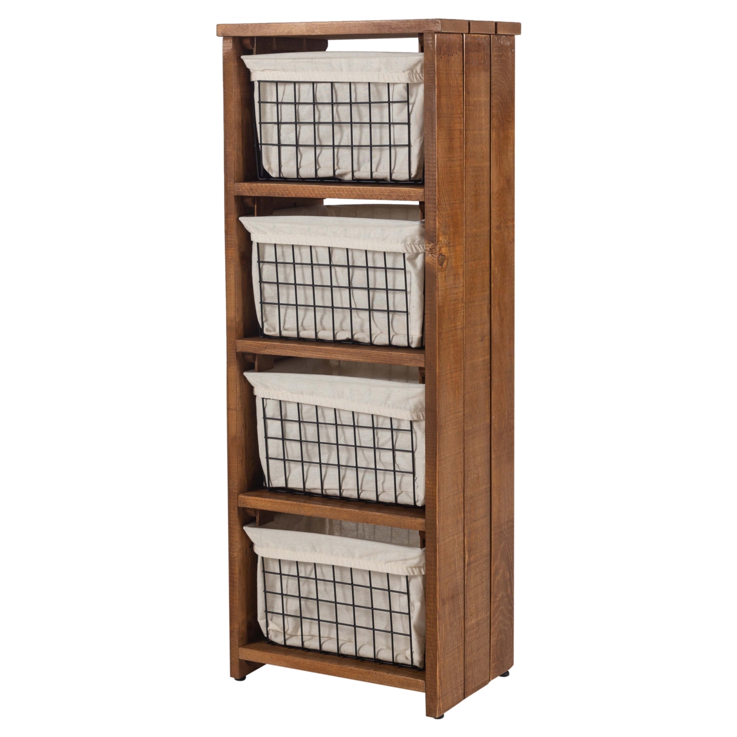 4 KATLI METAL TEL SEPETLİ MUTFAK TEZGAHI