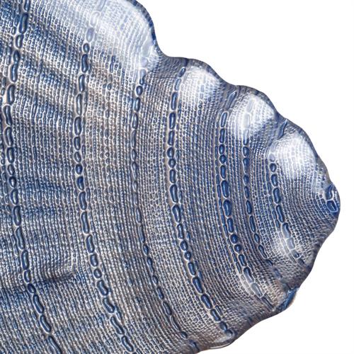  SCALLOP DEKORATİF TABAK 41X26X5CM