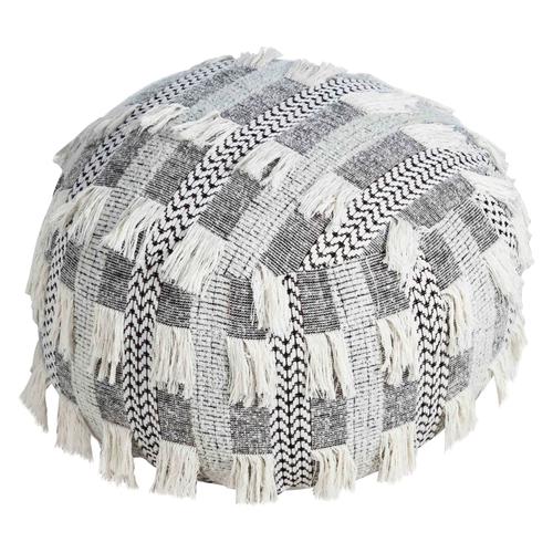  BIANCA BOHEM PÜSKÜLLÜ PUF SİYAH