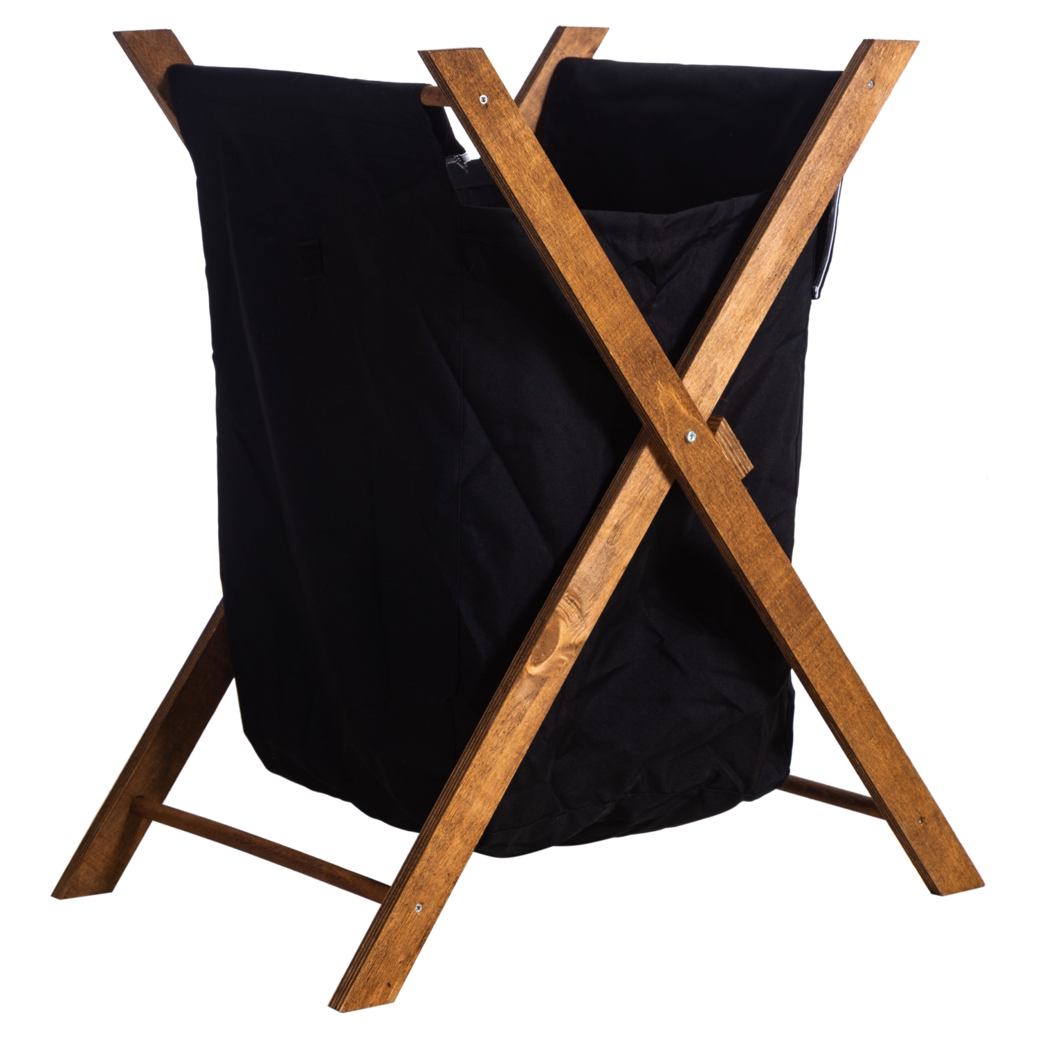 KATLANABİLİR ÇAMAŞIR SEPETİ SİYAH