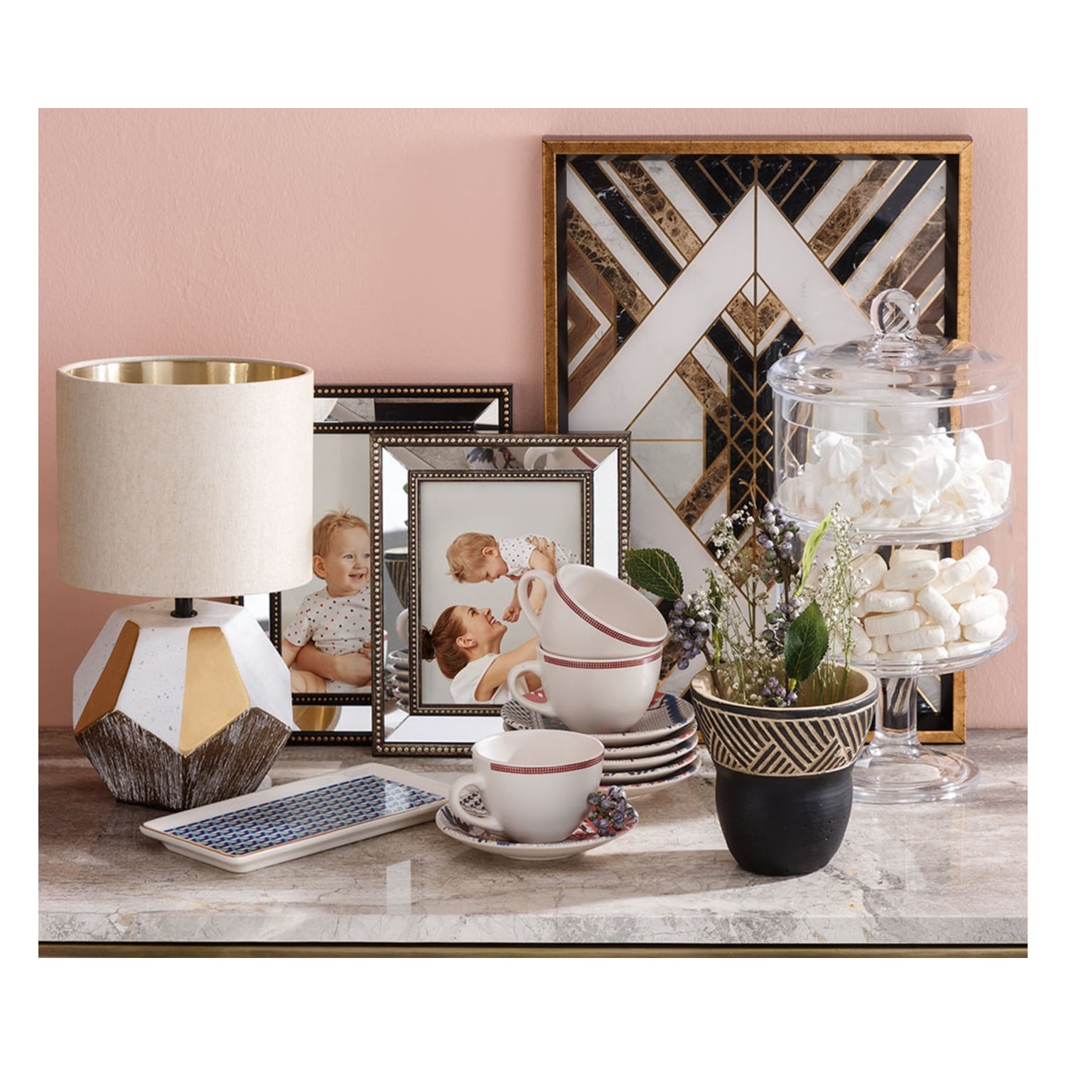 FLORENCE 13X18 FOTOĞRAF ÇERÇEVESİ SİYAH-ALTIN