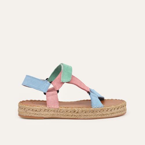  SÜET ESPADRİL TABAN SANDALET