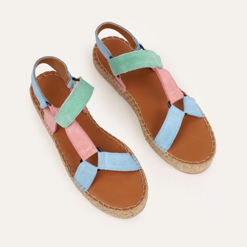 SÜET ESPADRİL TABAN SANDALET