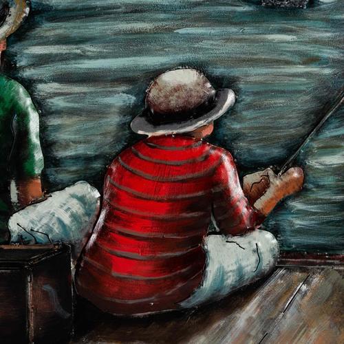  LA PESCA YAĞLI BOYA TABLO 90X60CM