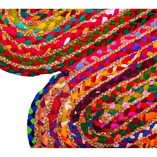  SISHA KIVRIMLI JÜT HALI RENKLİ 160X230CM