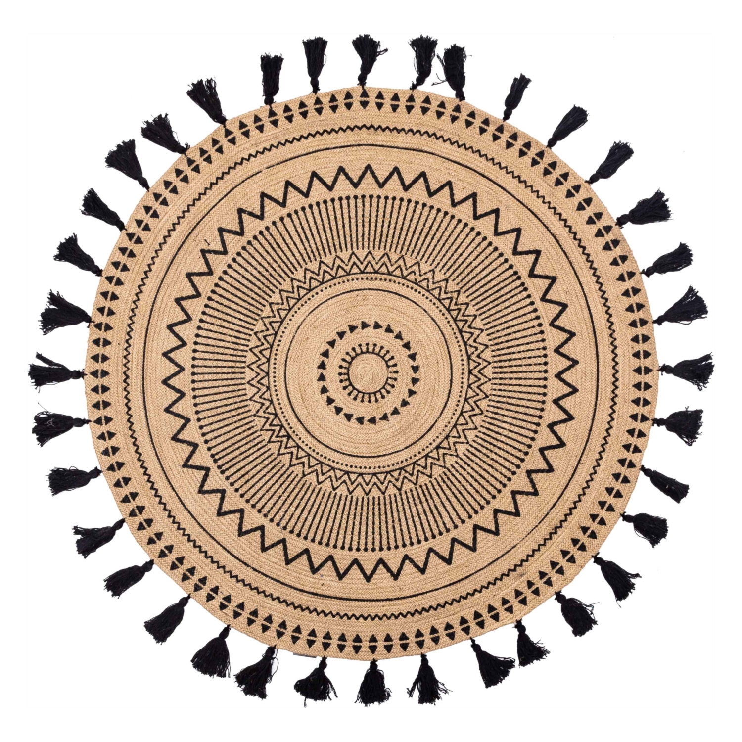 HOLA MOTIF PÜSKÜLLÜ JÜT GÖRÜNÜMLÜ YOLLUK 120CM