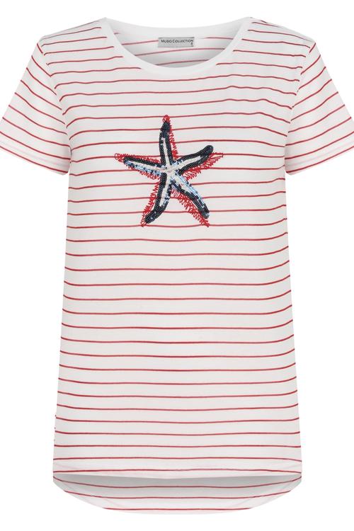  NAKIŞ VE PUL İŞLEMELİ MARİN TSHİRT