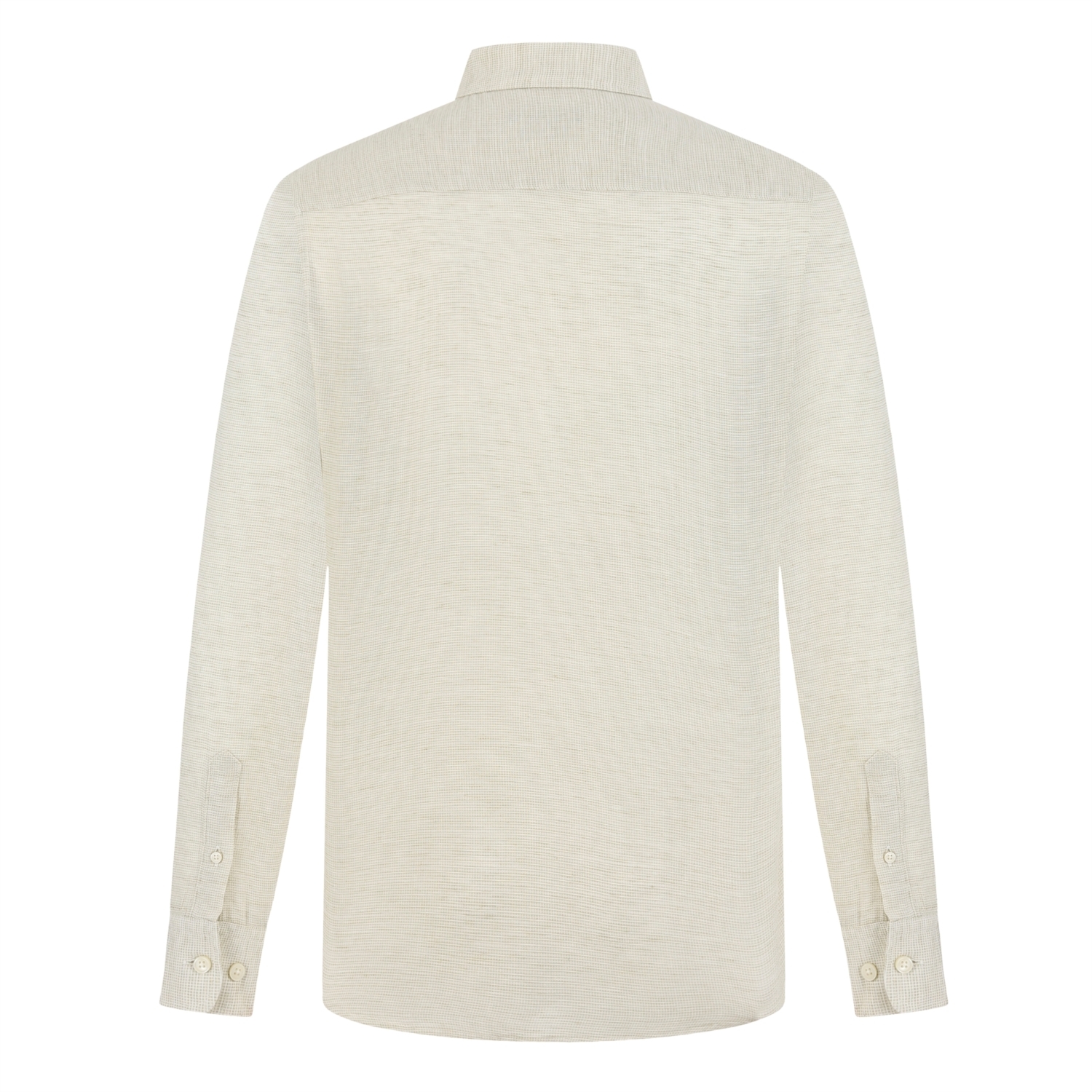 REGULAR KESİM PAMUK - KETEN GÖMLEK