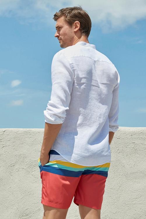  RENK BLOKLU DENİZ ŞORTU