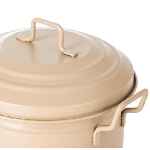  MİNİ ÇÖP KOVASI MAT KREM 3,5 LT