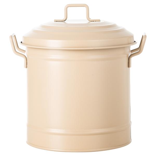 Mudo Home  Mini Çöp Kovası Mat Krem 3,5 Lt
