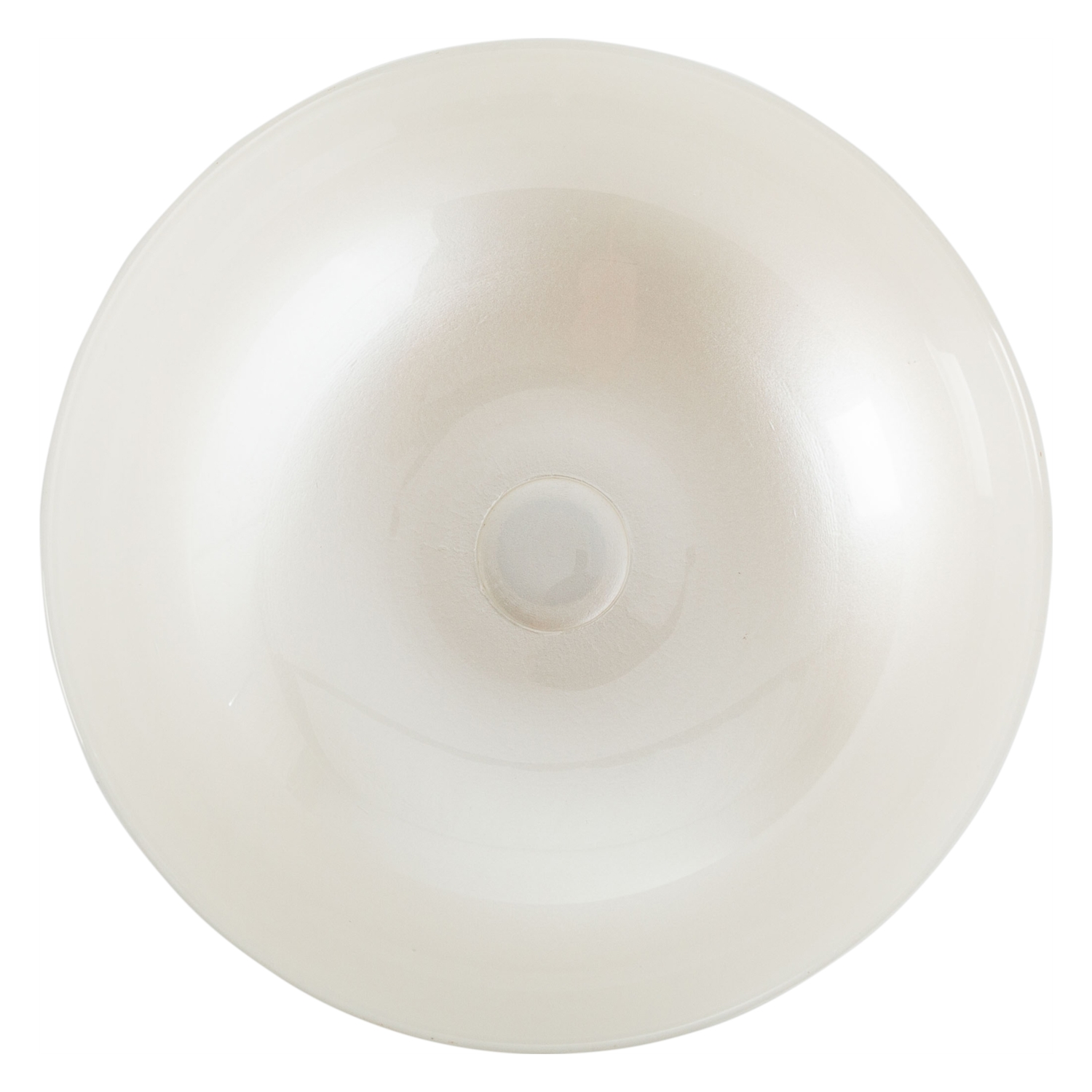 LUSTER DEKORATİF AYAKLI KASE BEYAZ 28X18CM