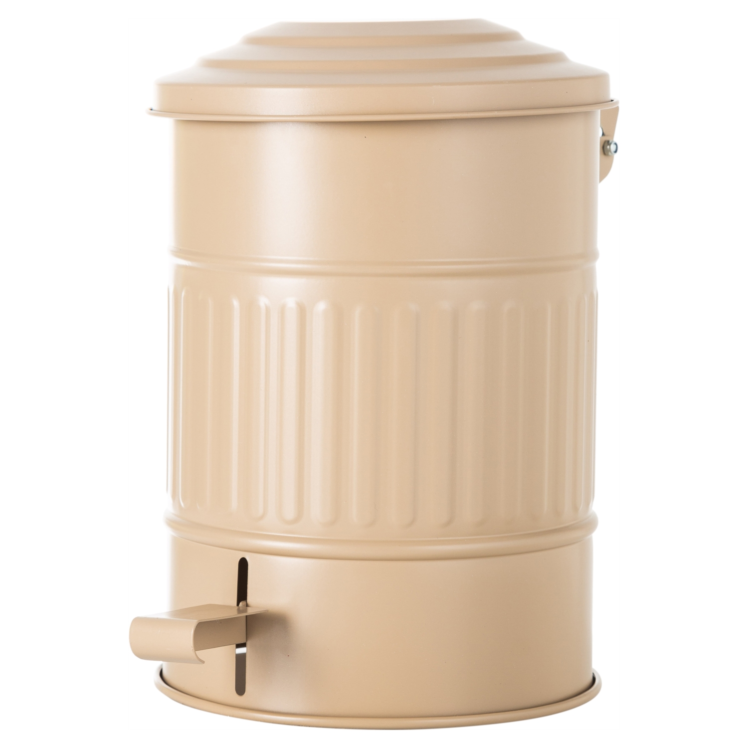 PEDALLI ÇÖP KOVASI MAT KREM 8 LT