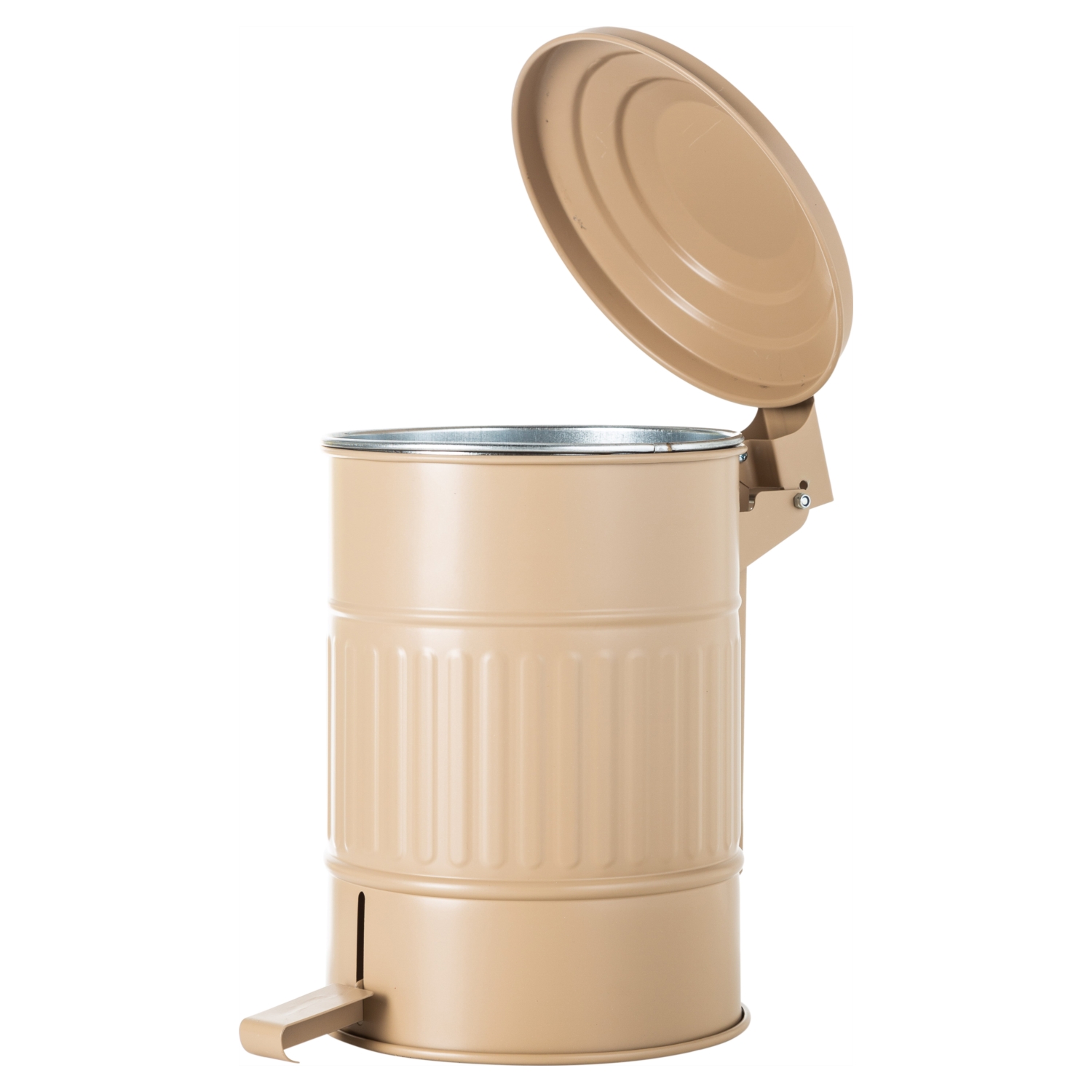 PEDALLI ÇÖP KOVASI MAT KREM 8 LT