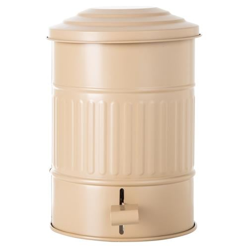 PEDALLI ÇÖP KOVASI MAT KREM 8 LT