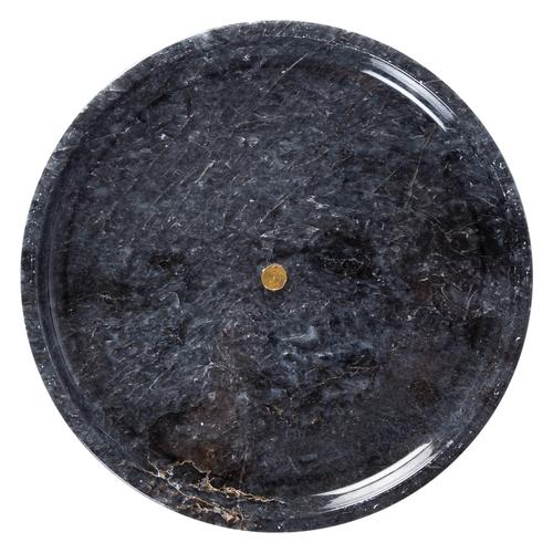  HUNİ AYAKLI DEKORATİF SUNUMLUK SİYAH 25X4CM