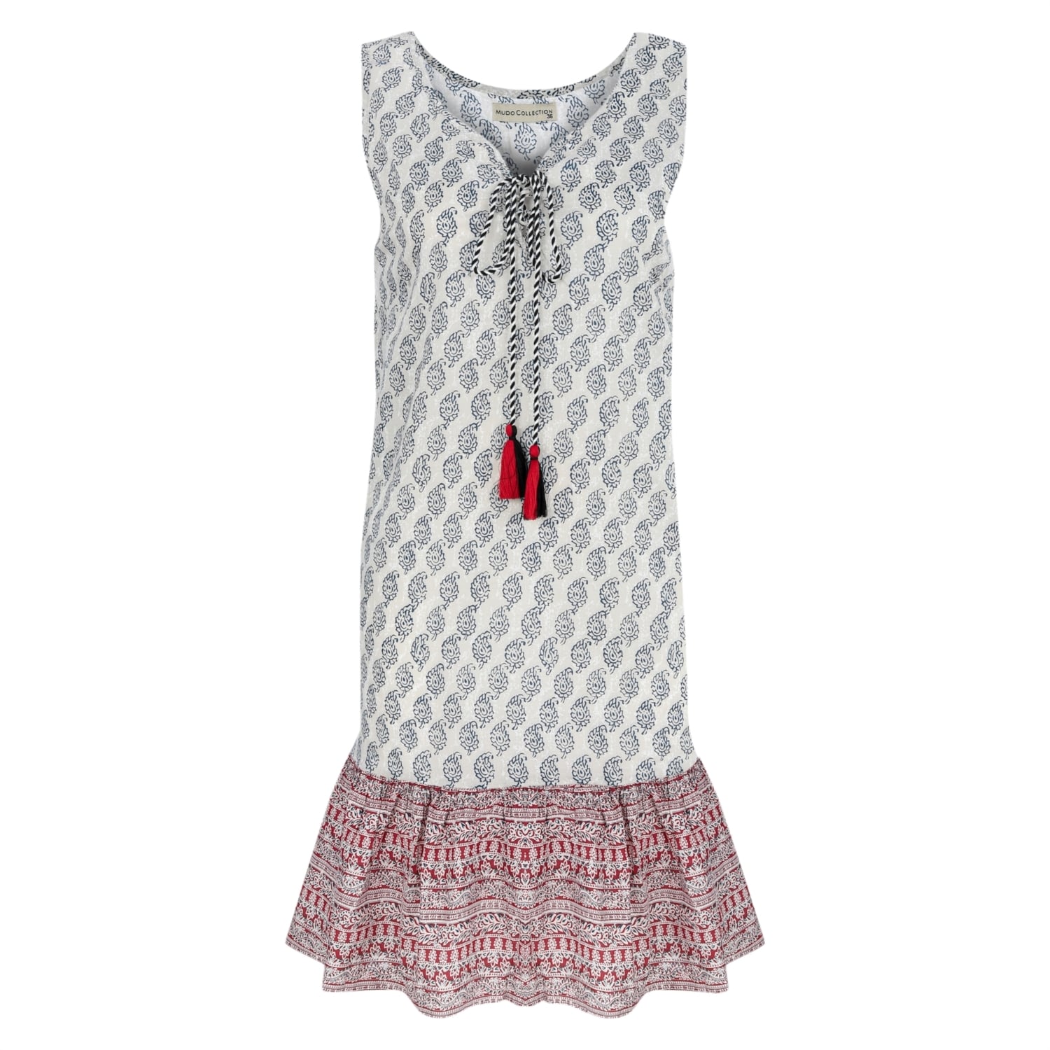 ETNİK DESENLİ ELBİSE