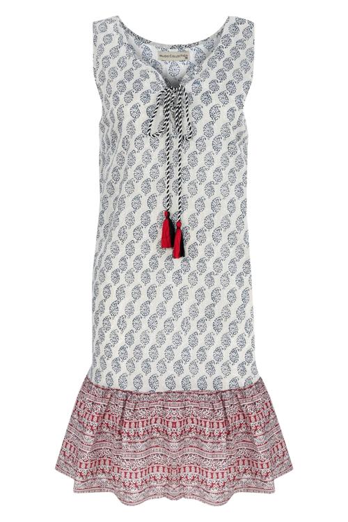  ETNİK DESENLİ ELBİSE