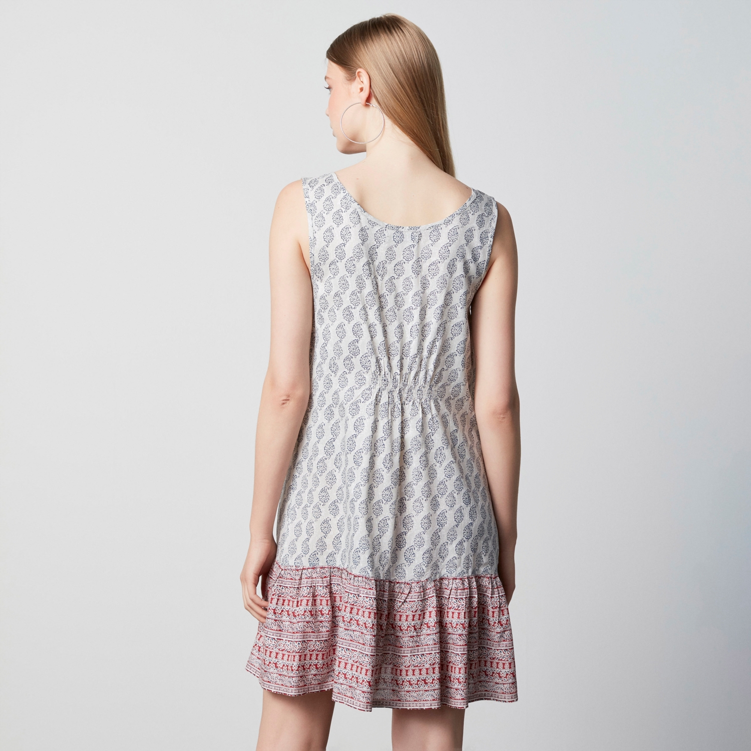 ETNİK DESENLİ ELBİSE