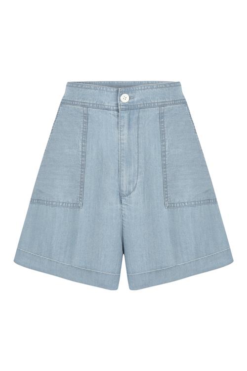  TENCEL YÜKSEK BEL JEAN ŞORT