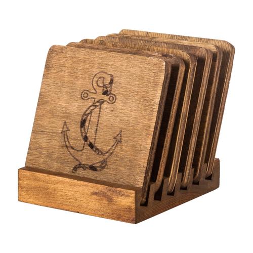  BARDAK ALTLIĞI 6'LI 10x10 CM