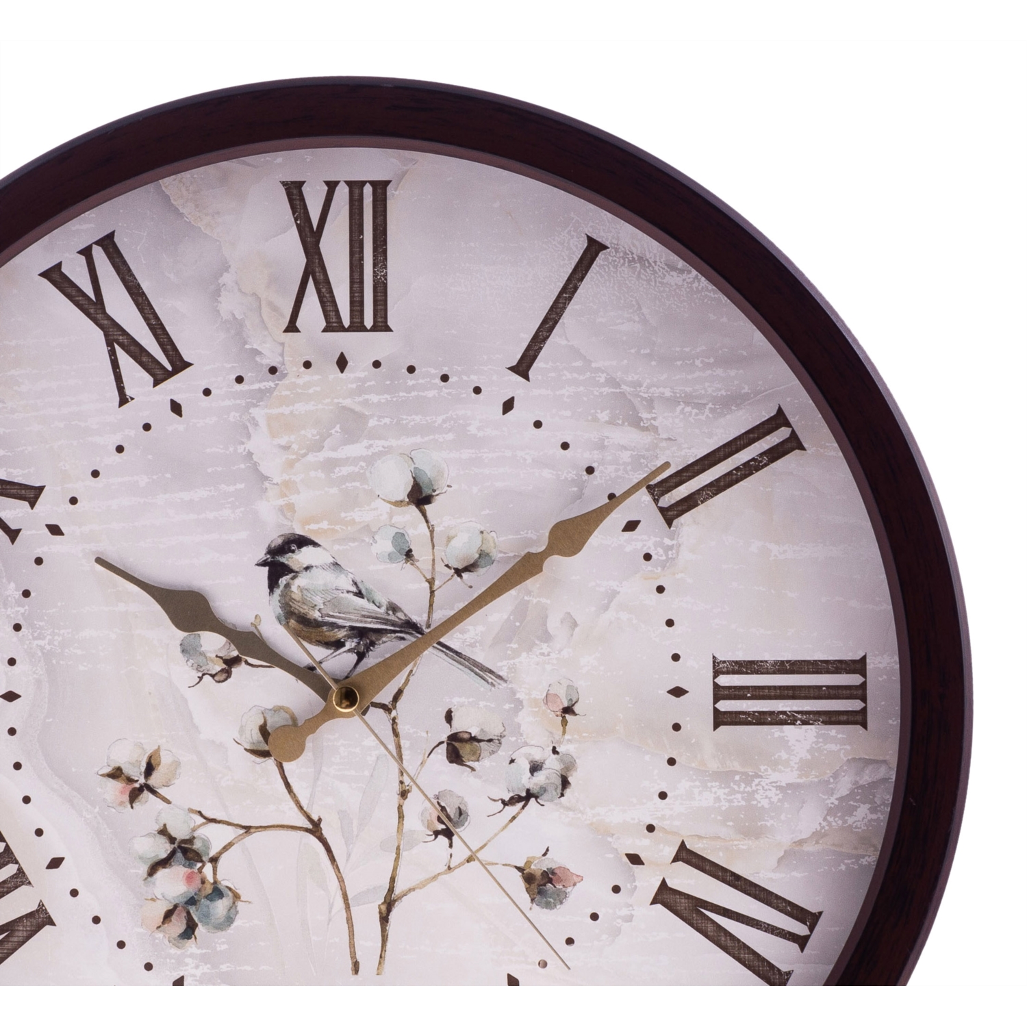 FLOWER DUVAR SAATİ 40 CM