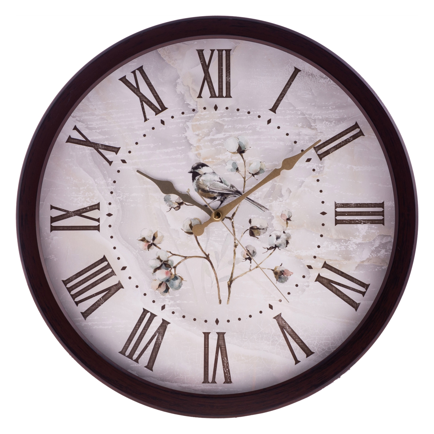 FLOWER DUVAR SAATİ 40 CM