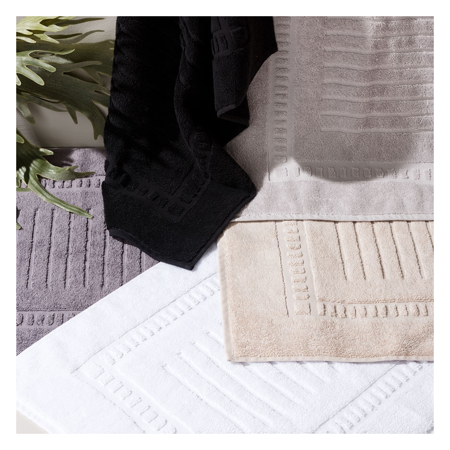 HOLA BEYAZ AYAK HAVLUSU 50X70 CM