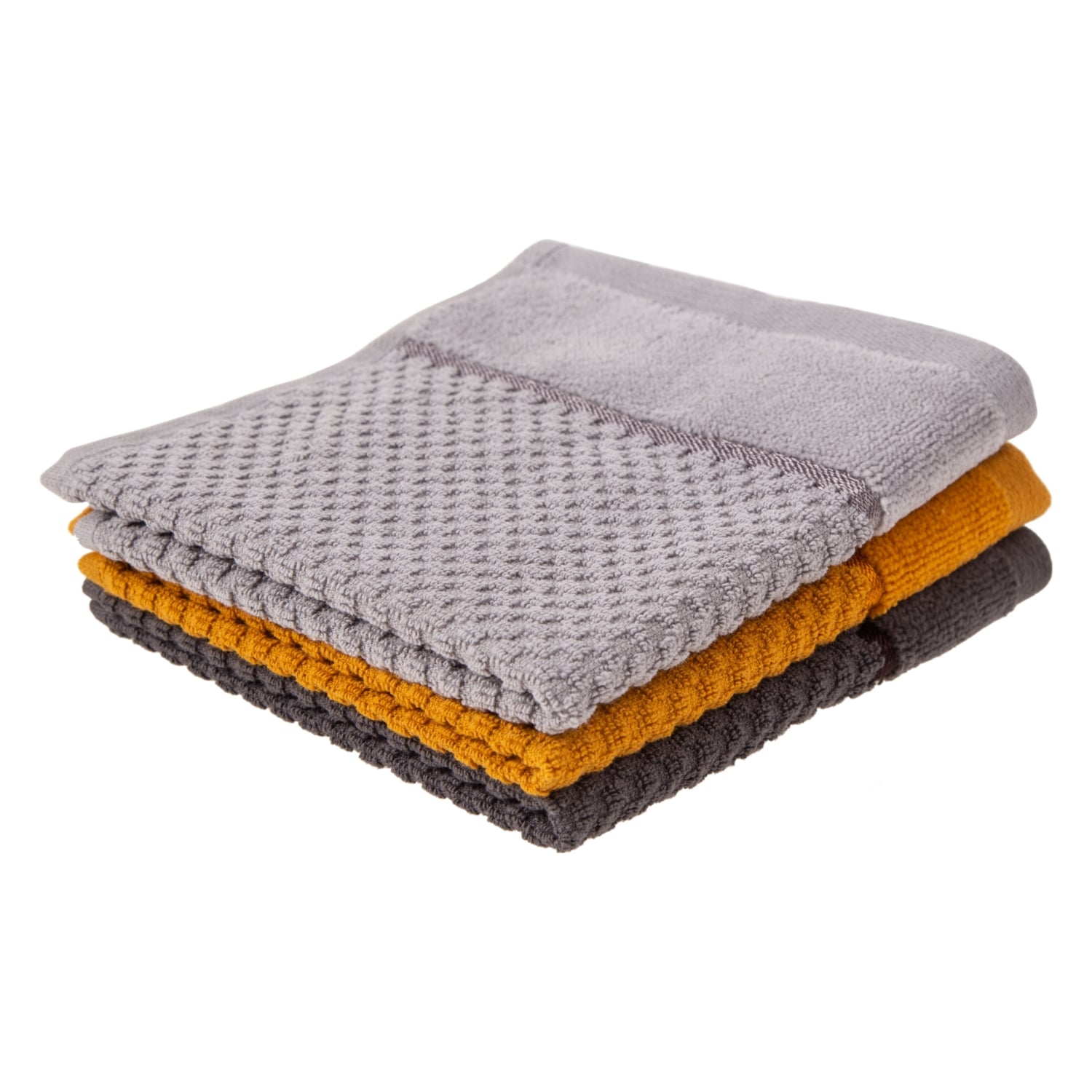 3'LÜ SET SARI-GRİ-FÜME 30X30 CM