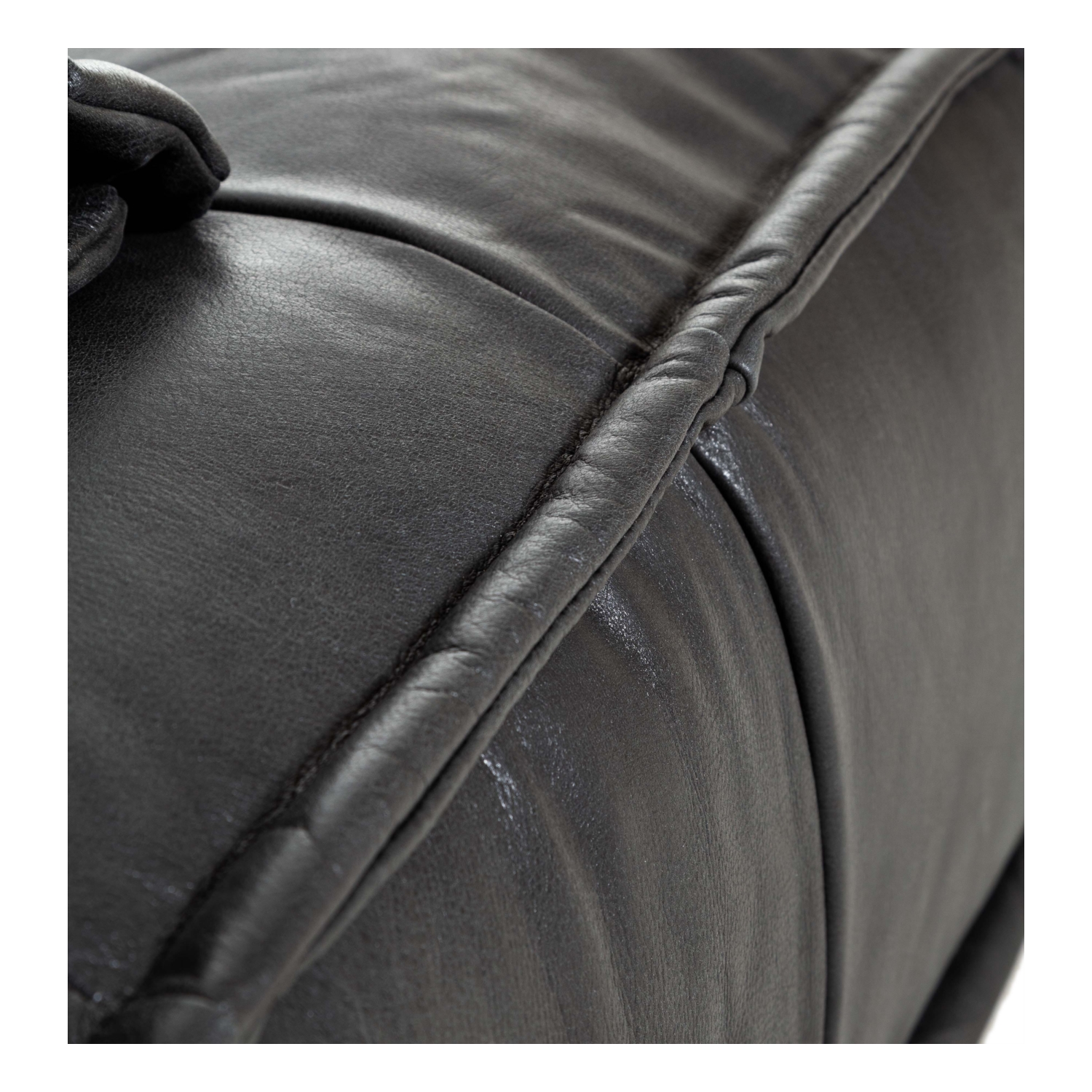 HOLMES SİYAH TEKLİ DERİ KOLTUK