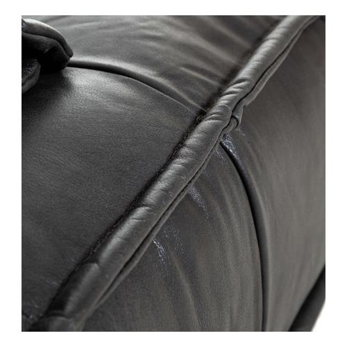  HOLMES SİYAH TEKLİ DERİ KOLTUK