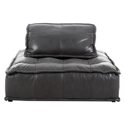  HOLMES SİYAH TEKLİ DERİ KOLTUK