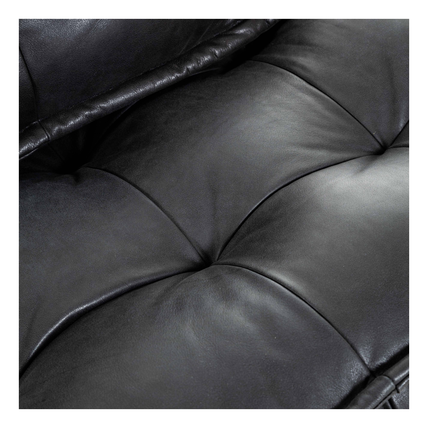 HOLMES SİYAH TEKLİ DERİ KOLTUK